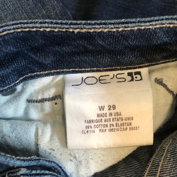 Joes Jeans size 29 slight flare/boot cut denim VGUC - Picture 6 of 6